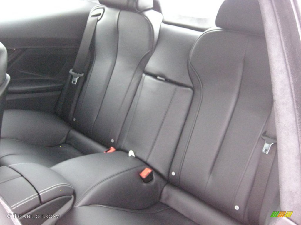 Black Nappa Leather Interior 2012 BMW 6 Series 650i Coupe Photo #54706590