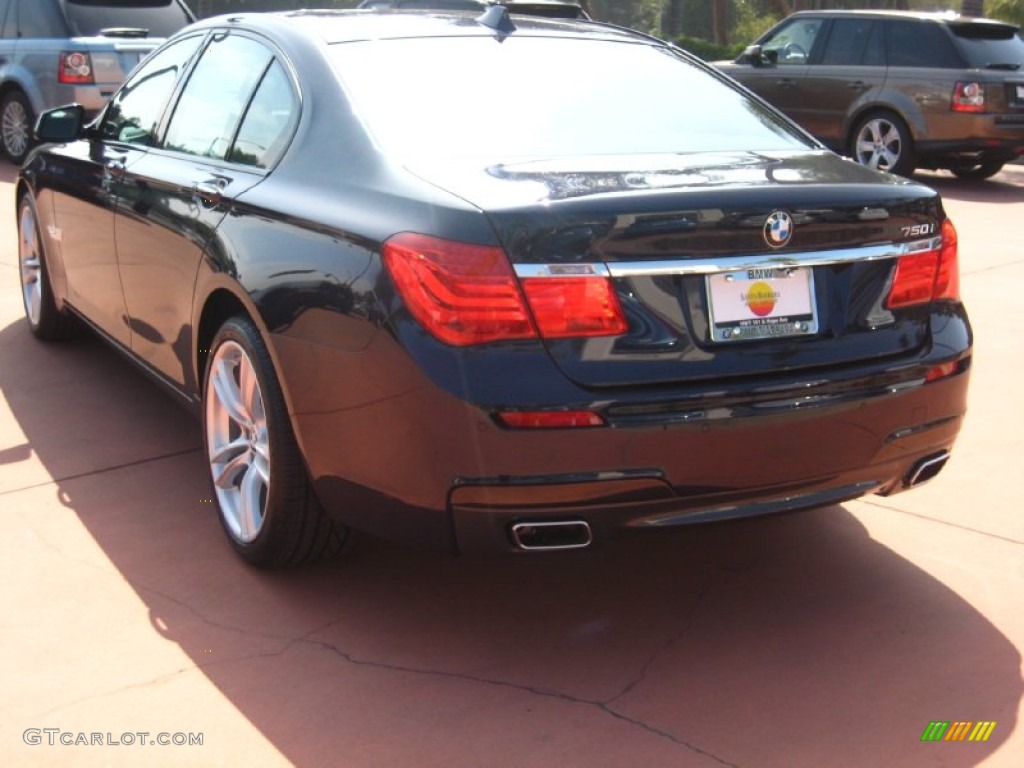 2012 7 Series 750i Sedan - Imperial Blue Metallic / Oyster/Black photo #3