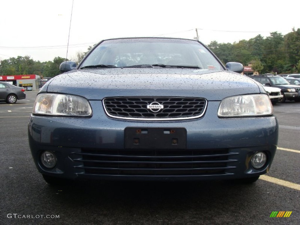 2002 Sentra GXE - Out Of The Blue / Sand Beige photo #2
