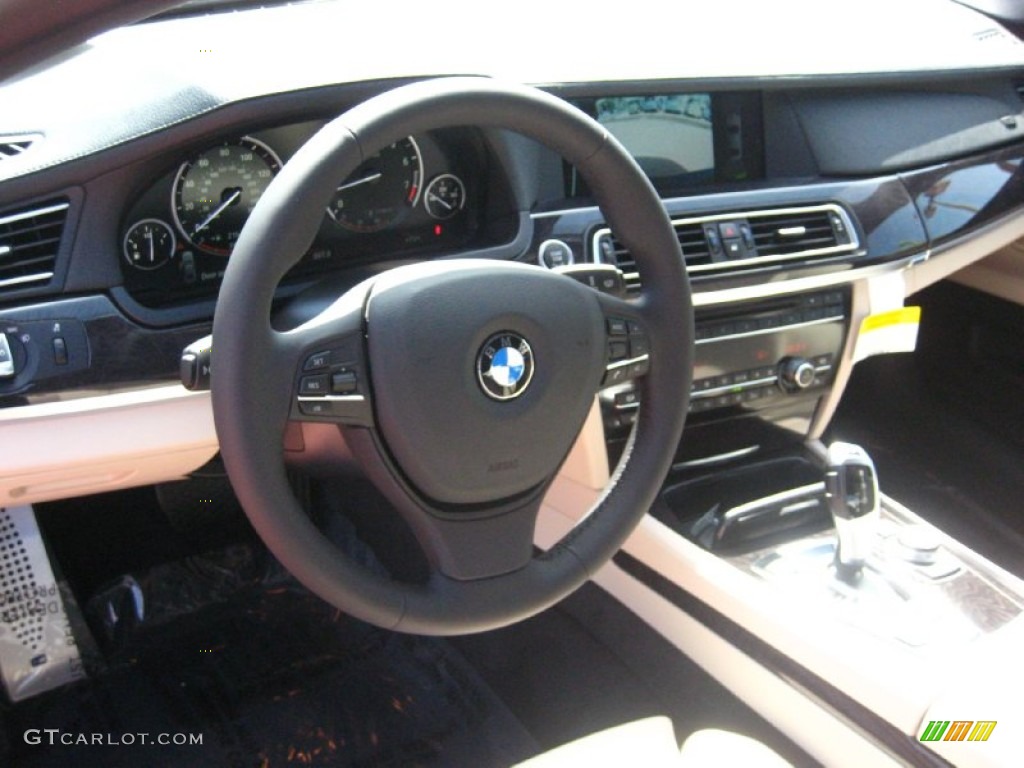 2012 7 Series 750i Sedan - Imperial Blue Metallic / Oyster/Black photo #6
