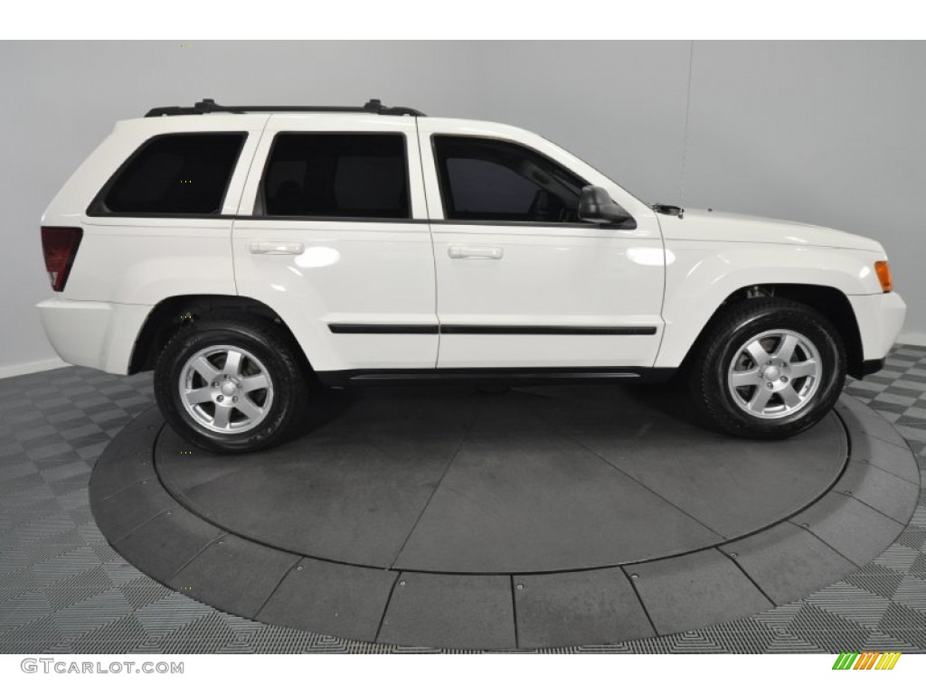2008 Grand Cherokee Laredo 4x4 - Stone White / Dark Slate Gray photo #5