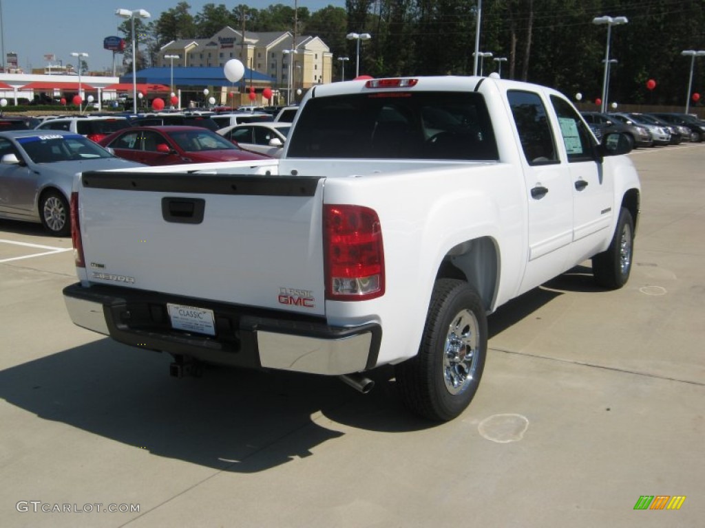 2012 Sierra 1500 SL Crew Cab - Summit White / Dark Titanium photo #6