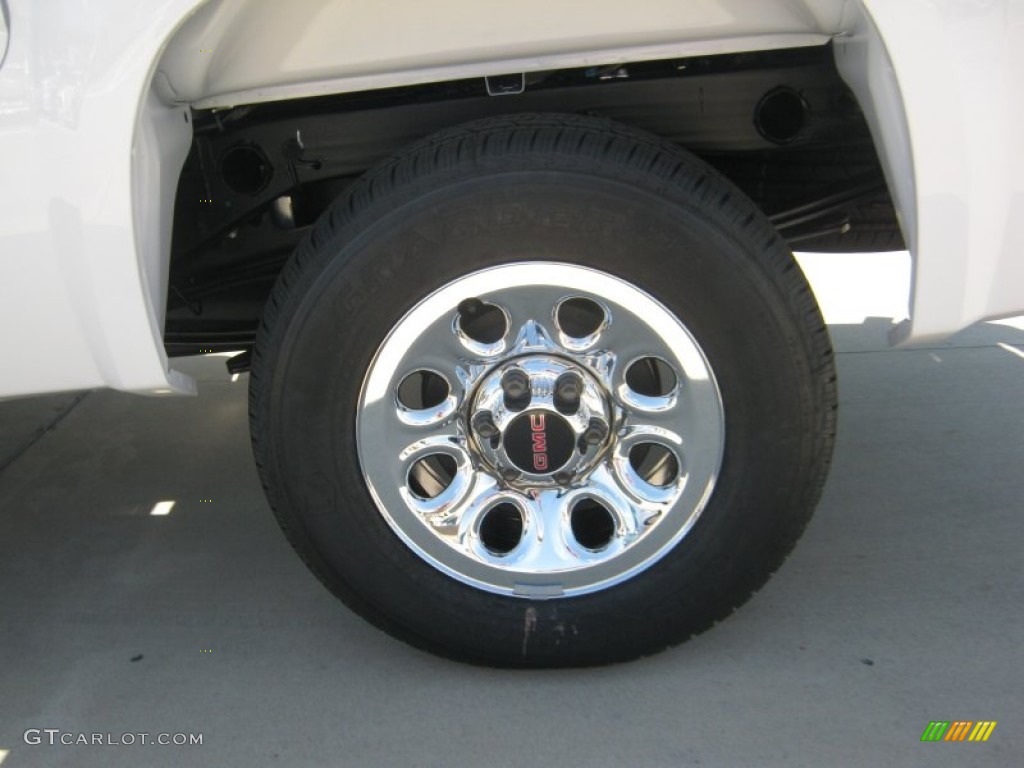 2012 Sierra 1500 SL Crew Cab - Summit White / Dark Titanium photo #20