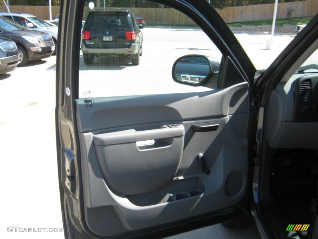 2011 Sierra 1500 Regular Cab - Gray Green Metallic / Dark Titanium photo #13