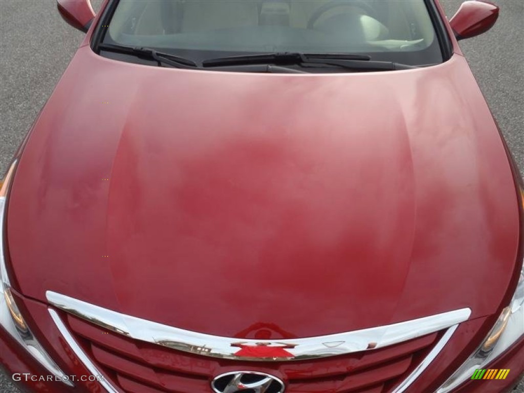 2011 Sonata GLS - Venetian Red / Camel photo #15