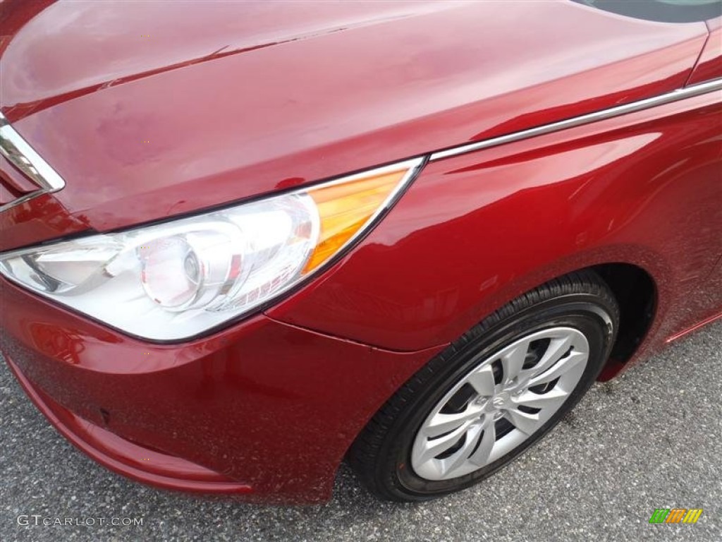 2011 Sonata GLS - Venetian Red / Camel photo #16