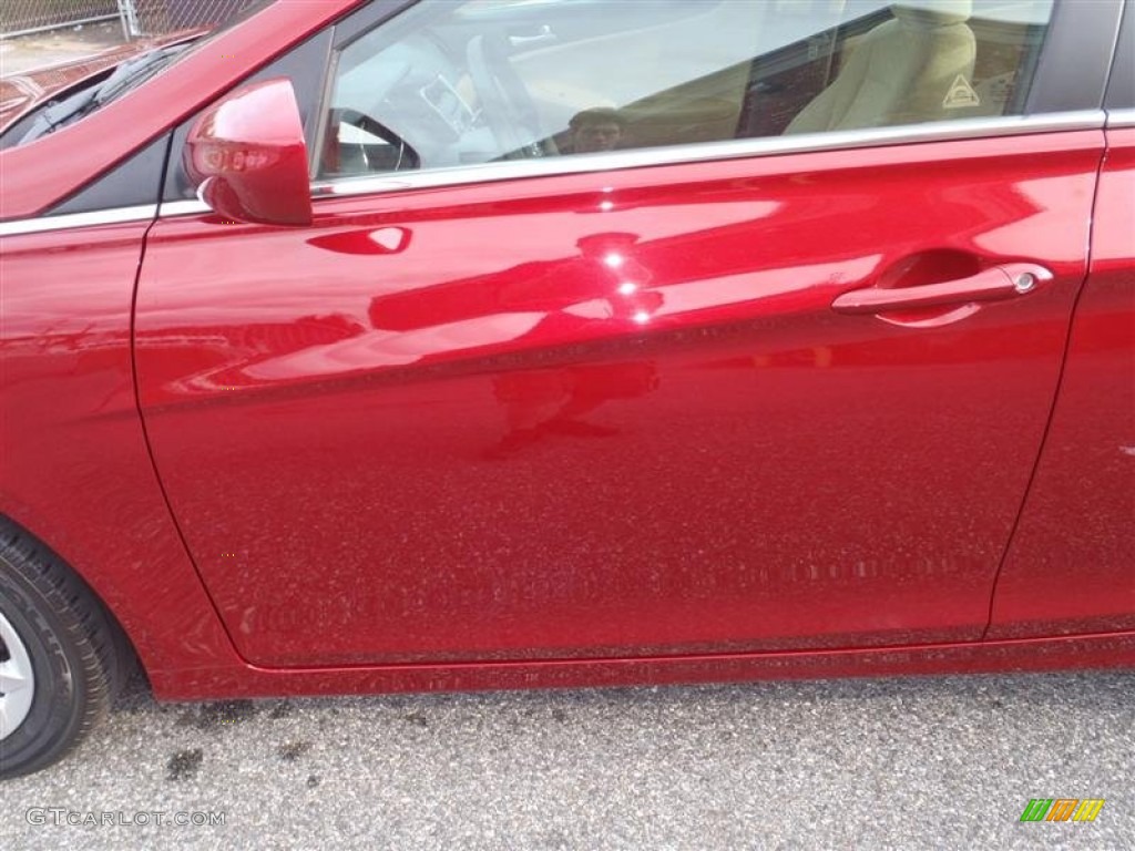 2011 Sonata GLS - Venetian Red / Camel photo #18