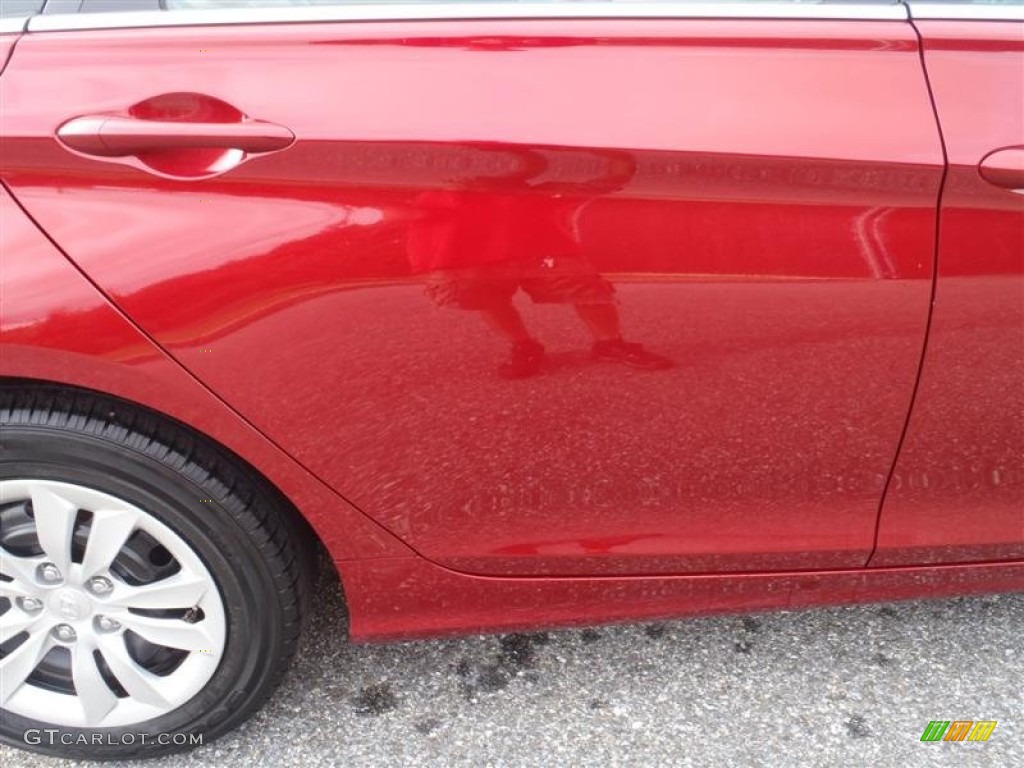 2011 Sonata GLS - Venetian Red / Camel photo #25