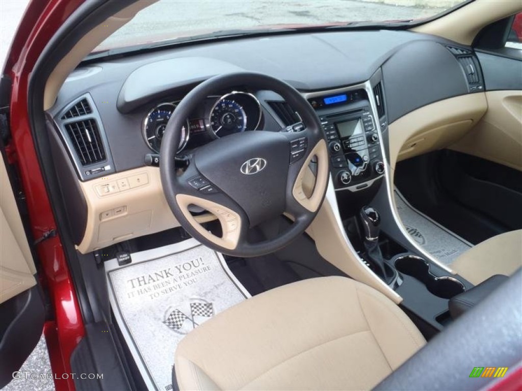2011 Hyundai Sonata GLS Camel Dashboard Photo #54709213