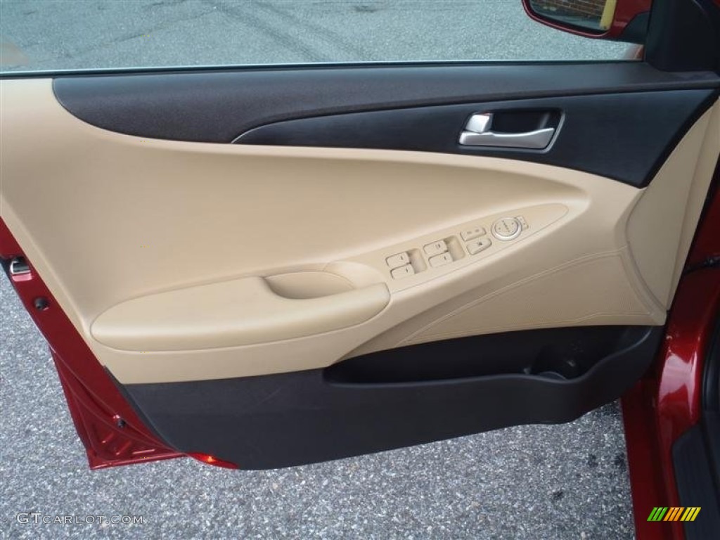 2011 Hyundai Sonata GLS Camel Door Panel Photo #54709222