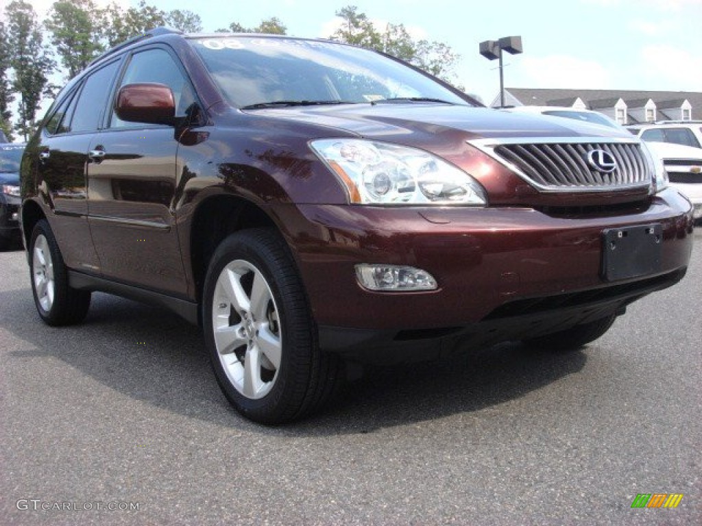 2008 RX 350 AWD - Matador Red Mica / Ivory photo #1