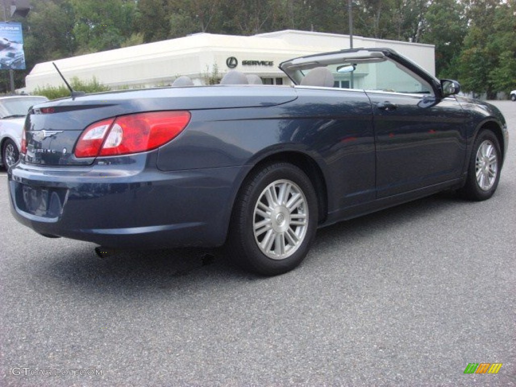 Modern Blue Pearl 2008 Chrysler Sebring Touring Convertible Exterior Photo #54710012