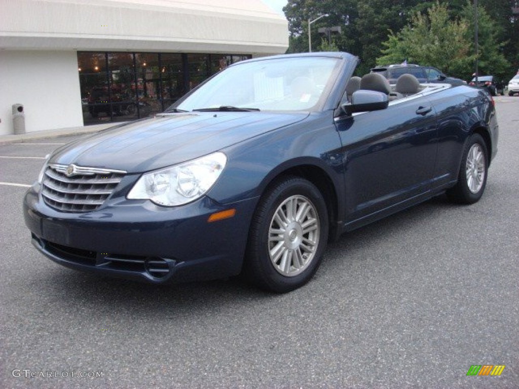 Modern Blue Pearl 2008 Chrysler Sebring Touring Convertible Exterior Photo #54710038
