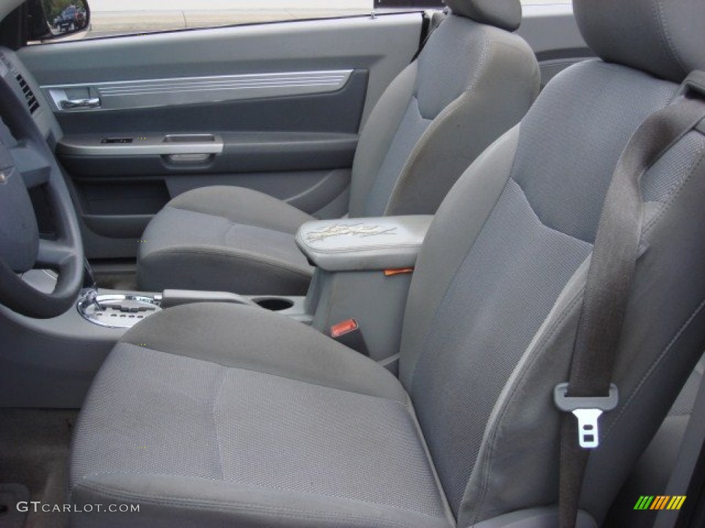 Dark Slate Gray/Light Slate Gray Interior 2008 Chrysler Sebring Touring Convertible Photo #54710059