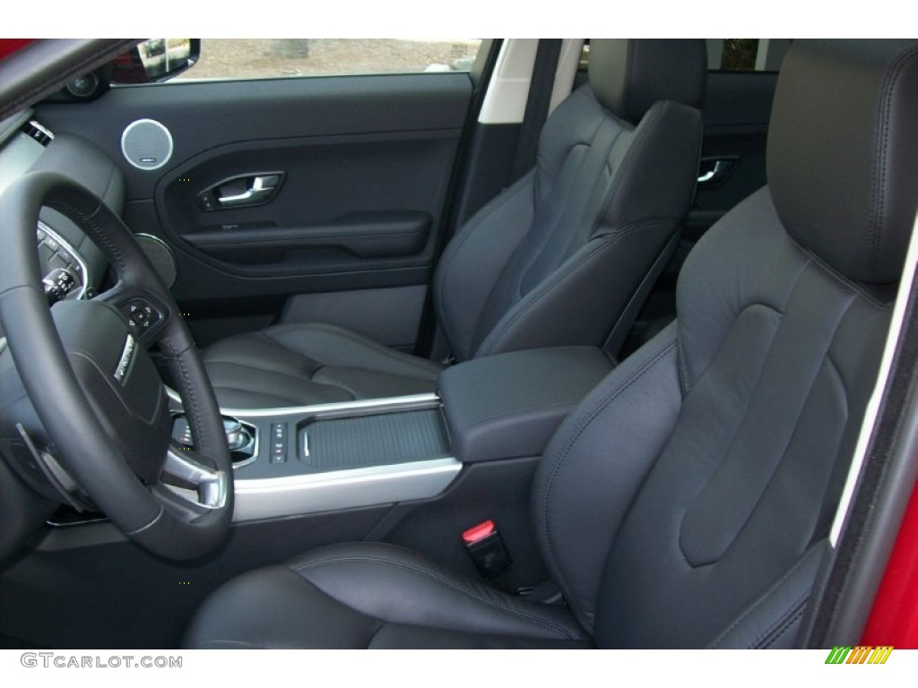 Ebony Interior 2012 Land Rover Range Rover Evoque Pure Photo #54710683