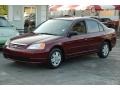 Radiant Ruby Pearl - Civic LX Sedan Photo No. 1