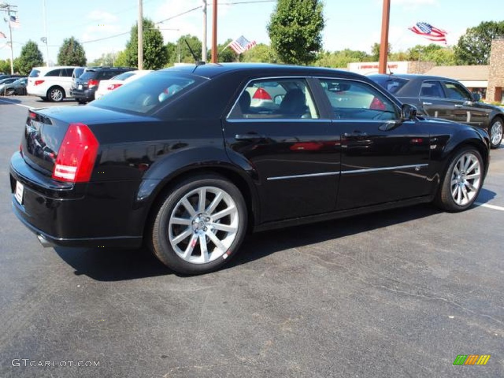 2008 300 C SRT8 - Brilliant Black Crystal Pearl / Dark Slate Gray photo #3