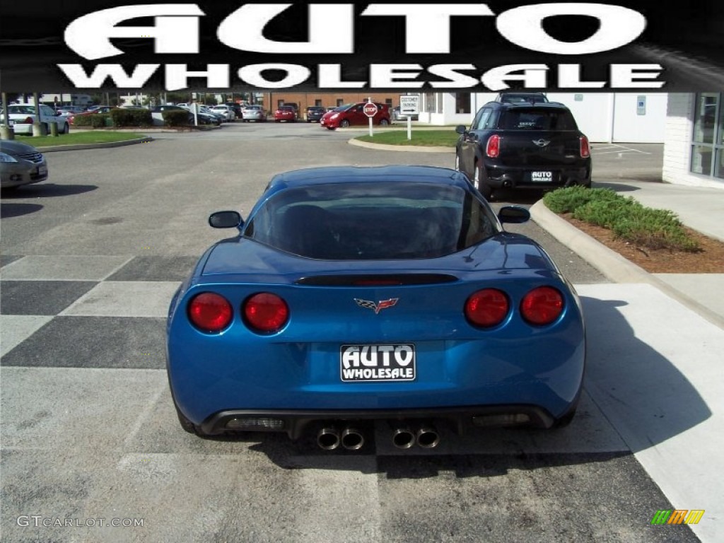 2011 Corvette Grand Sport Coupe - Jetstream Blue Tintcoat Metallic / Ebony Black photo #3