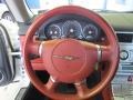 2004 Chrysler Crossfire Dark Slate Gray/Cedar Interior Steering Wheel Photo