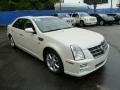 White Diamond Tricoat 2008 Cadillac STS V6 Exterior