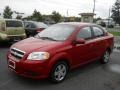 2010 Sport Red Chevrolet Aveo LT Sedan  photo #1