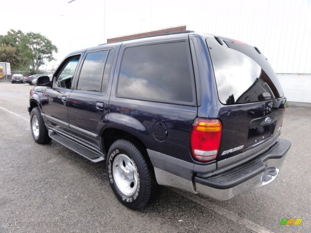 1999 Explorer XLT 4x4 - Deep Wedgewood Blue Metallic / Medium Graphite Grey photo #10