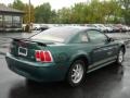 2002 Tropic Green Metallic Ford Mustang V6 Coupe  photo #2