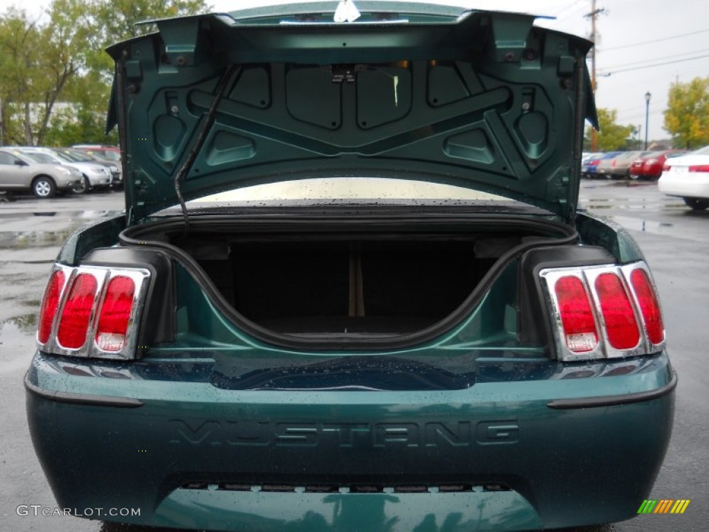 2002 Mustang V6 Coupe - Tropic Green Metallic / Medium Parchment photo #6