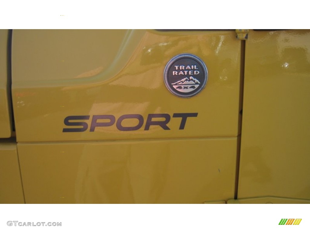 2006 Jeep Wrangler Sport 4x4 Marks and Logos Photo #54714826