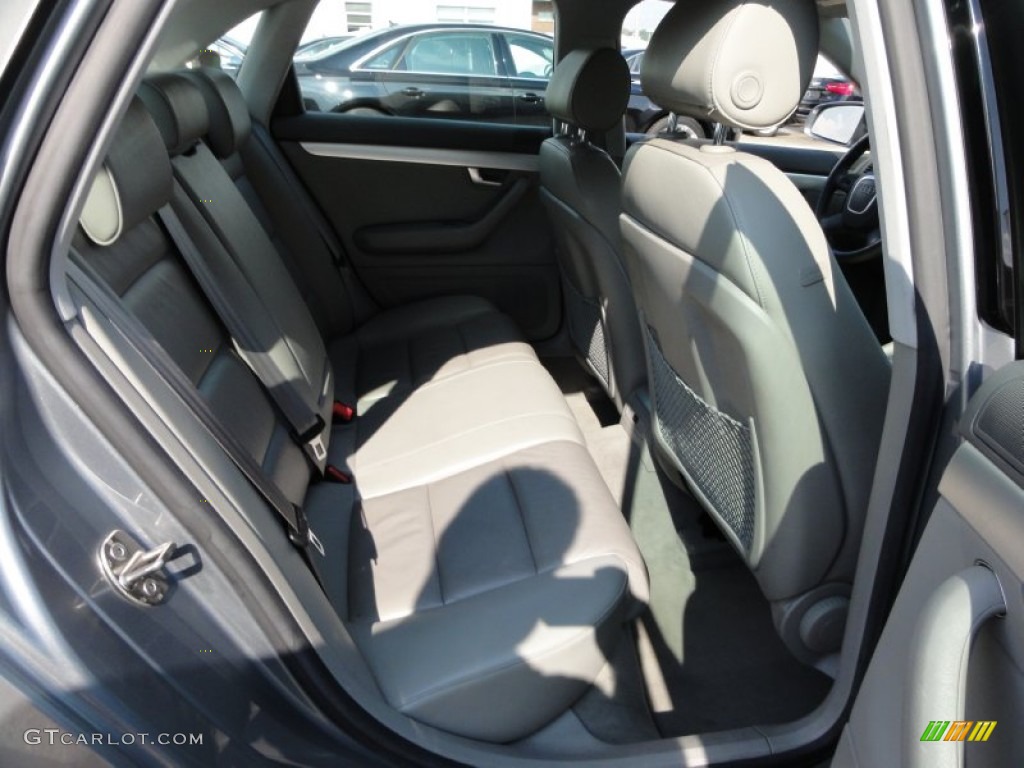 2008 A4 2.0T S-Line Sedan - Quartz Grey Metallic / Black photo #25