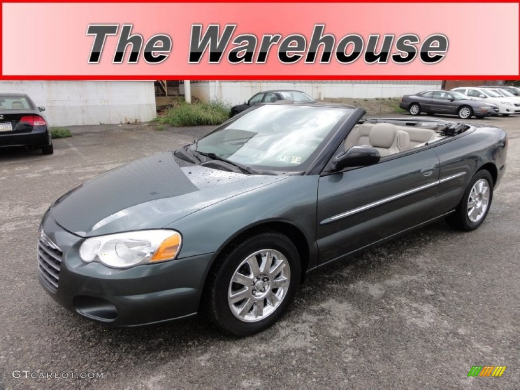 2004 Sebring Limited Convertible - Onyx Green Pearl / Taupe photo #1