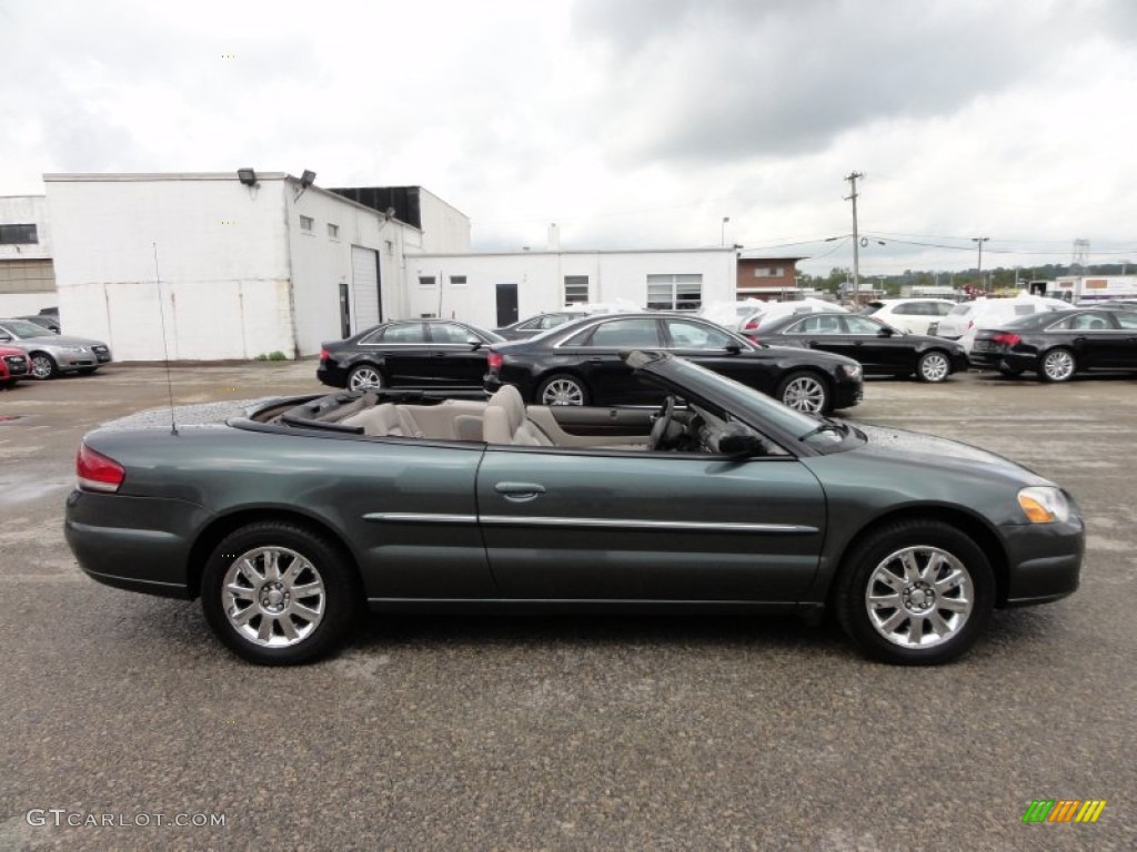 2004 Sebring Limited Convertible - Onyx Green Pearl / Taupe photo #7