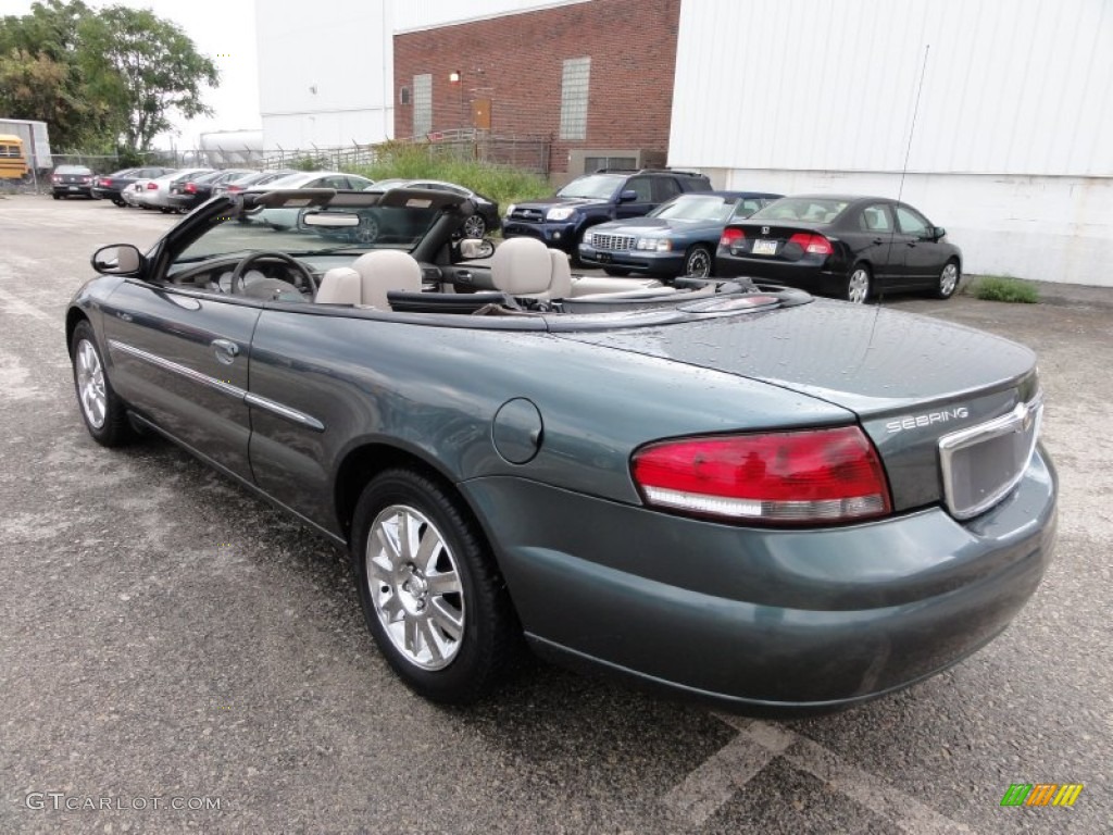 2004 Sebring Limited Convertible - Onyx Green Pearl / Taupe photo #10