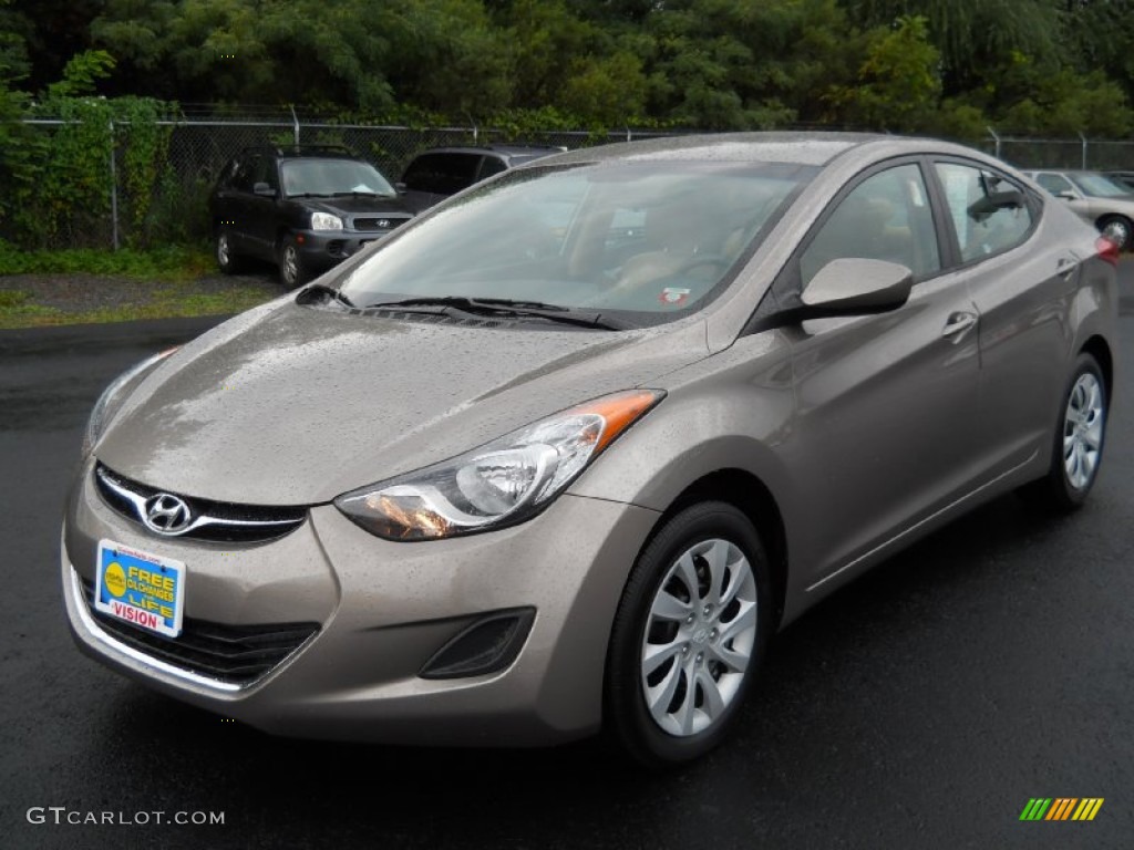 2011 Elantra GLS - Desert Bronze / Beige photo #1