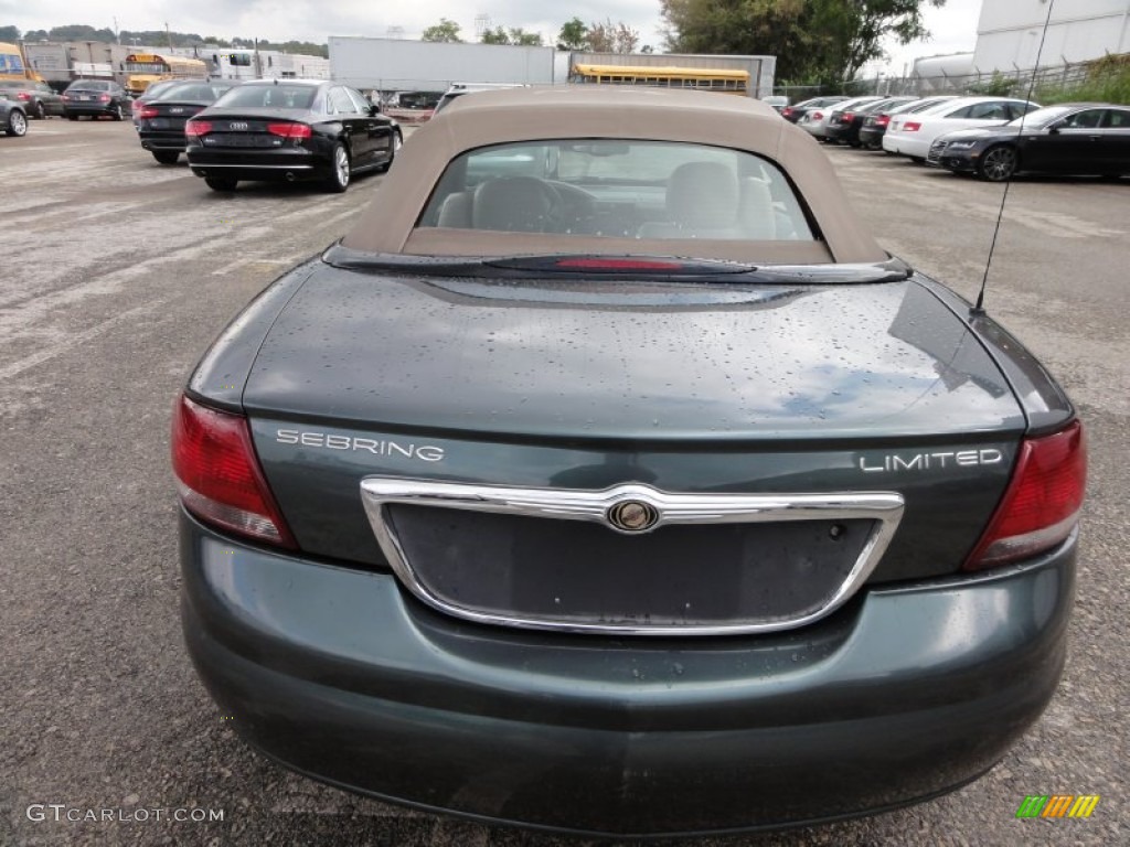 2004 Sebring Limited Convertible - Onyx Green Pearl / Taupe photo #50