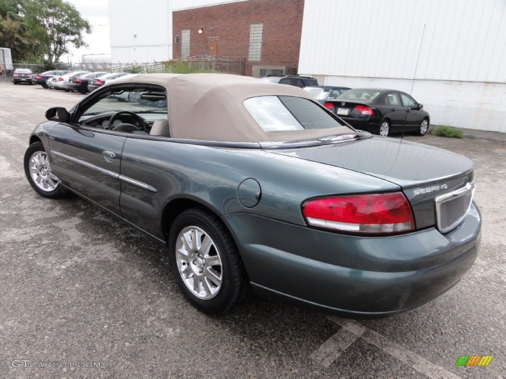 2004 Sebring Limited Convertible - Onyx Green Pearl / Taupe photo #51