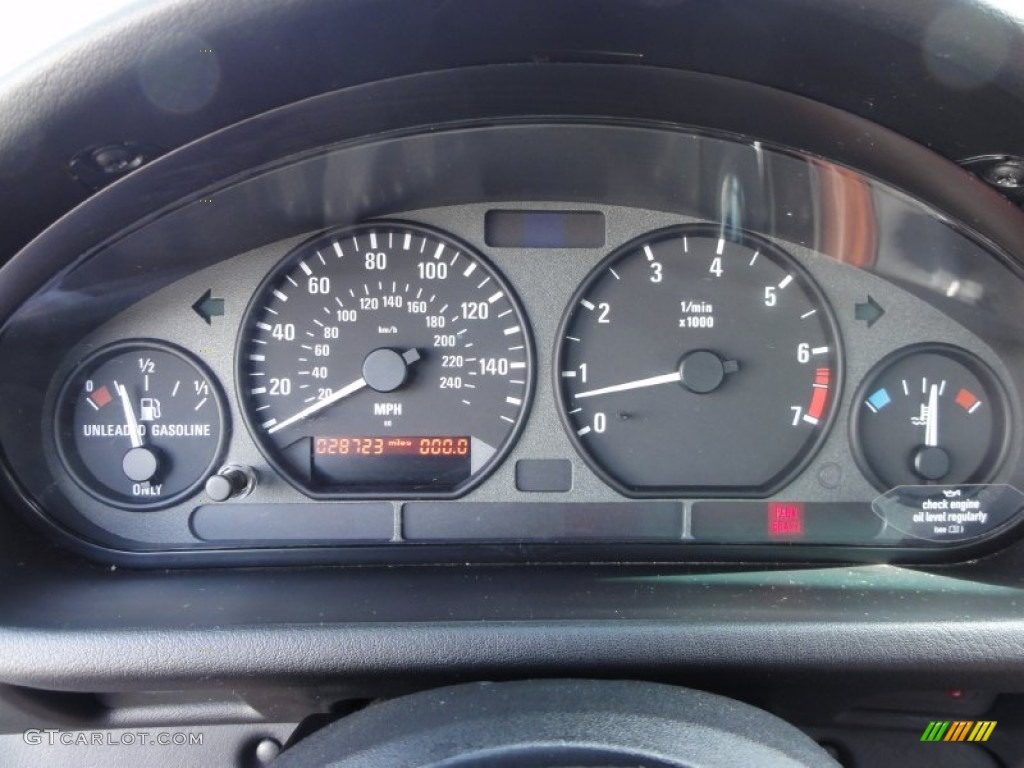 1998 BMW Z3 2.8 Roadster Gauges Photo #54715926