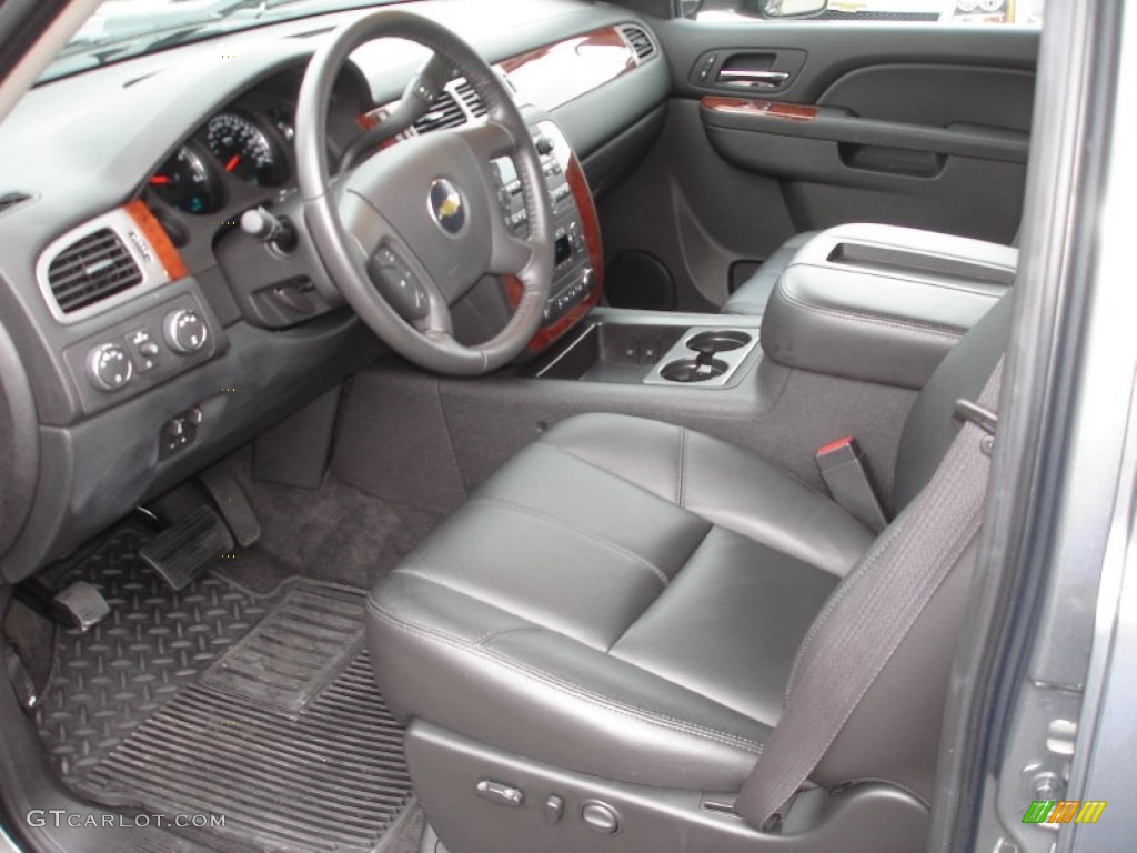 Ebony Interior 2011 Chevrolet Silverado 2500HD LTZ Crew Cab 4x4 Photo #54716080
