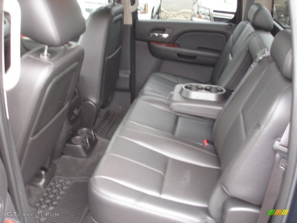 Ebony Interior 2011 Chevrolet Silverado 2500HD LTZ Crew Cab 4x4 Photo #54716089