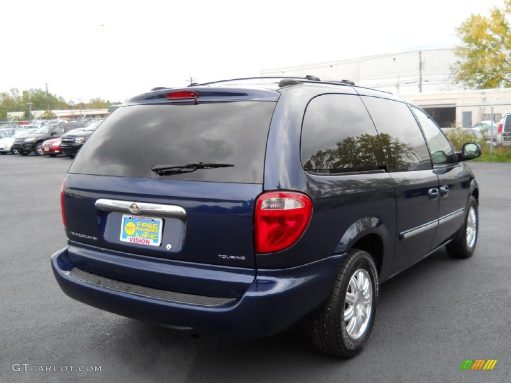 2004 Town & Country Touring - Midnight Blue Pearlcoat / Khaki photo #2