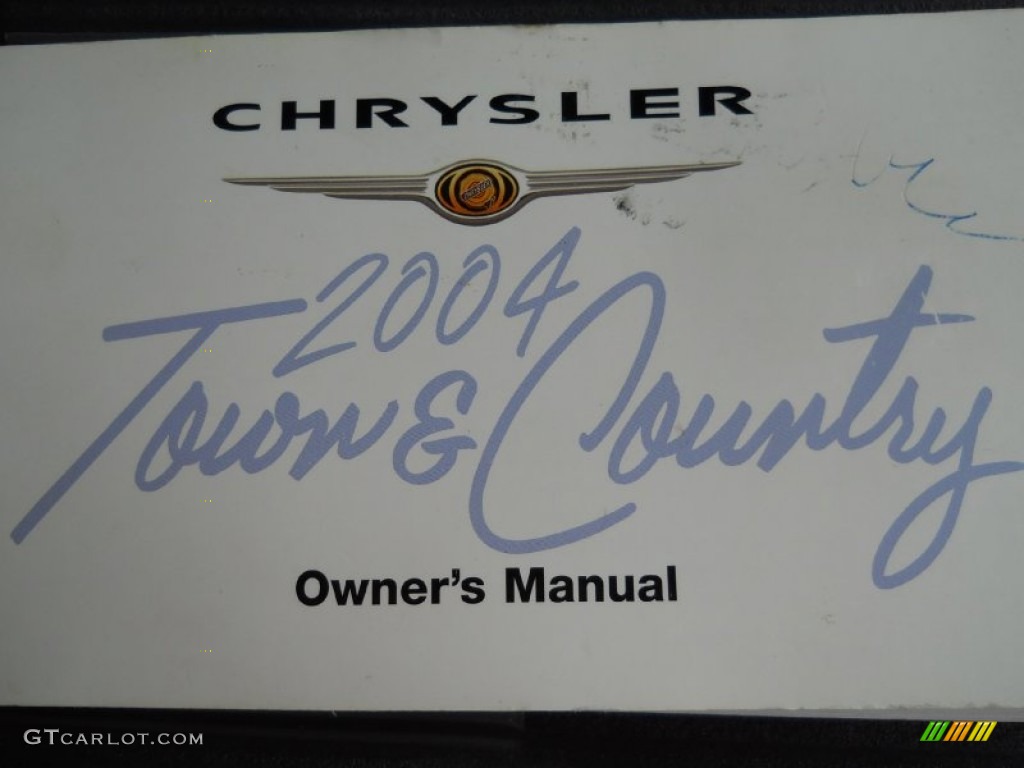 2004 Chrysler Town & Country Touring Books/Manuals Photos