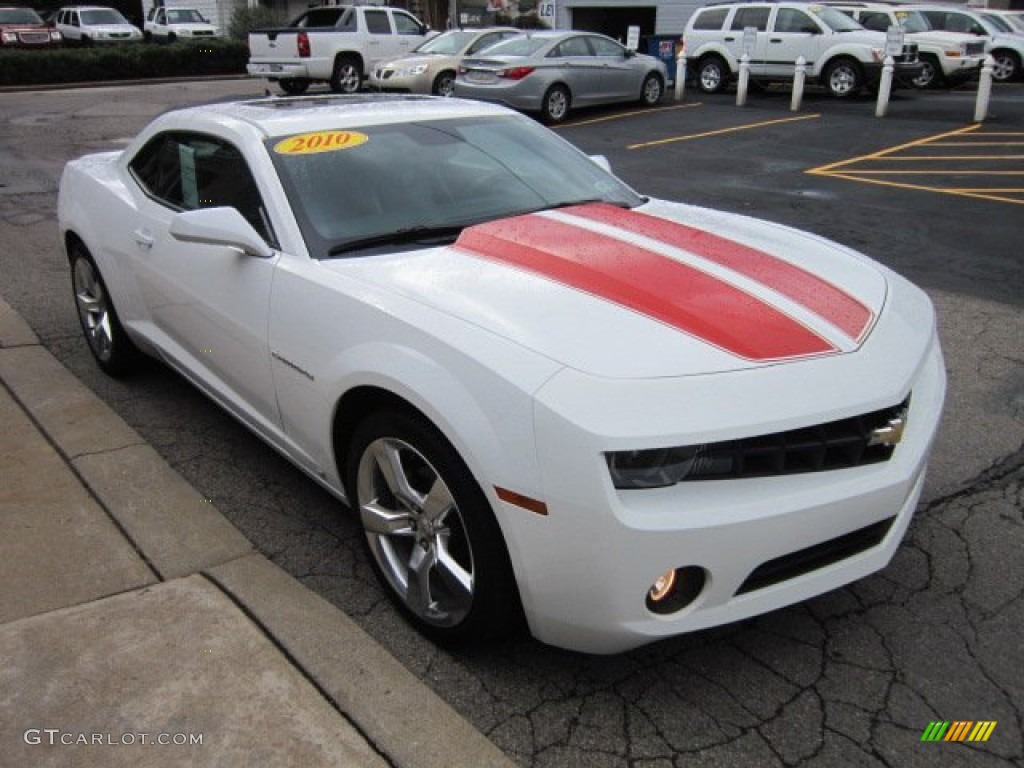 2010 Camaro LT/RS Coupe - Summit White / Black photo #6