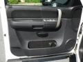Ebony 2009 Chevrolet Silverado 1500 LT Extended Cab 4x4 Door Panel