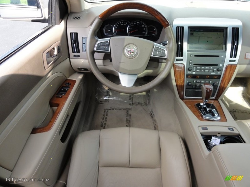2008 Cadillac STS 4 V6 AWD Cashmere Dashboard Photo #54718552
