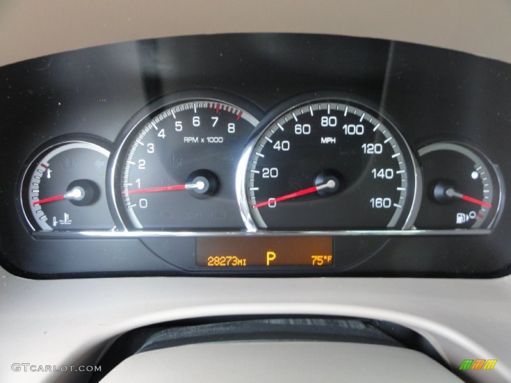 2008 Cadillac STS 4 V6 AWD Gauges Photo #54718624