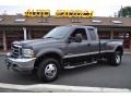 Dark Shadow Grey Metallic 2003 Ford F350 Super Duty Lariat SuperCab 4x4 Dually