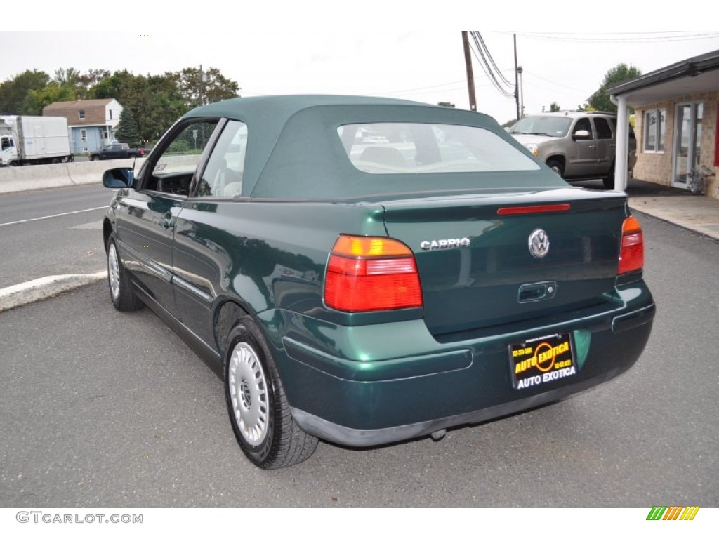 2002 Cabrio GLS - Bright Green Pearl / Beige photo #2