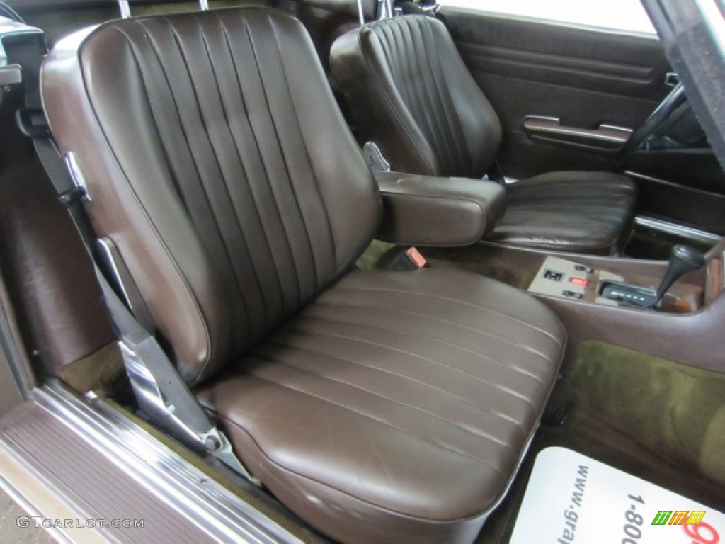 Brown Interior 1987 Mercedes-Benz SL Class 560 SL Roadster Photo #54719836