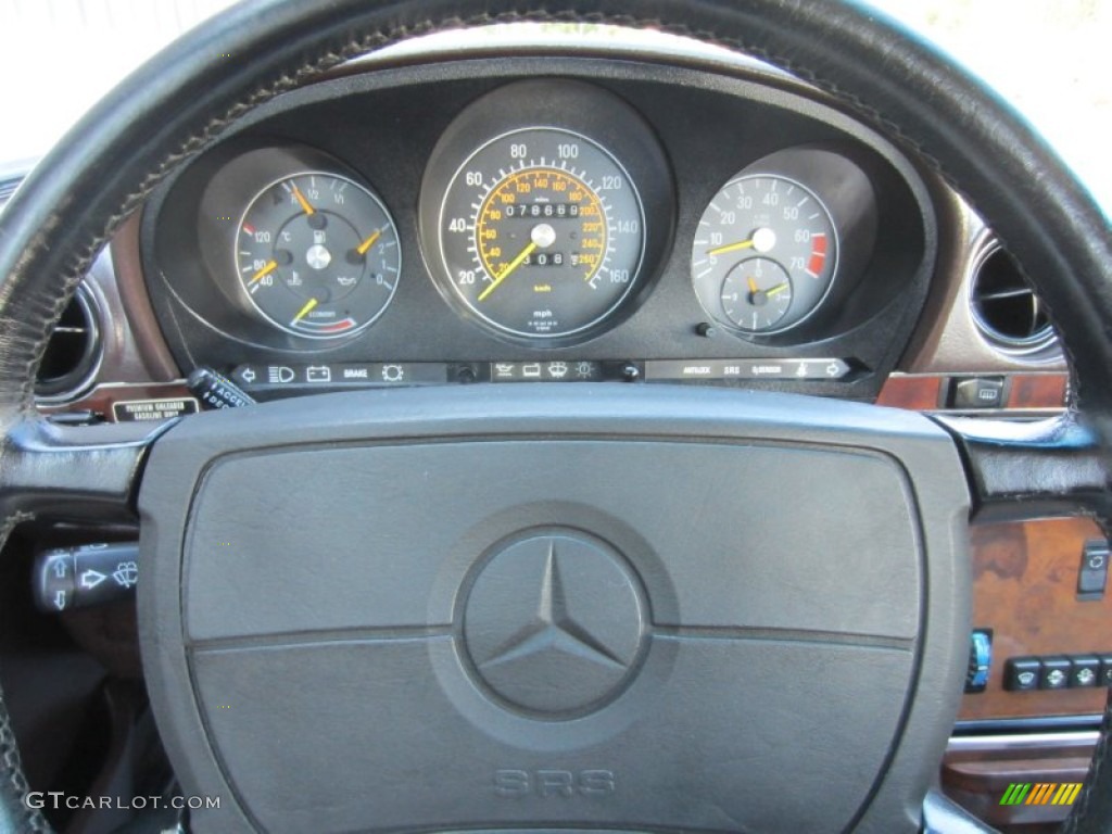 1987 Mercedes-Benz SL Class 560 SL Roadster Gauges Photo #54719884