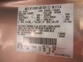 AQ: Arizona Beige Metallic 2004 Ford Ranger XL Regular Cab Color Code